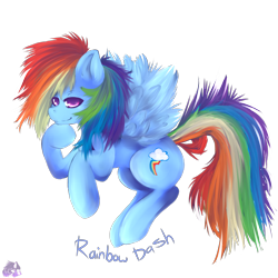 Size: 2500x2500 | Tagged: safe, artist:thechibicatz67, rainbow dash, pegasus, pony, female, mare, simple background, solo, transparent background