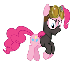 Size: 4000x3290 | Tagged: safe, artist:bigccv, pinkie pie, earth pony, pony, the crystal empire, spoiler:s03, night vision goggles, pinkie spy