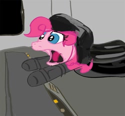 Size: 1500x1393 | Tagged: safe, artist:chiapetofdoom, pinkie pie, earth pony, pony, dark helmet, ludicrous speed, spaceballs the tag