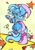 Size: 2039x2887 | Tagged: safe, artist:cutepencilcase, derpibooru import, trixie, pony, bipedal, boots, clothes, fluffy, smiling, socks, solo, stage, traditional art