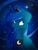 Size: 768x1024 | Tagged: safe, artist:lumepone, princess luna, alicorn, pony, halo, looking up, smiling, solo, stars