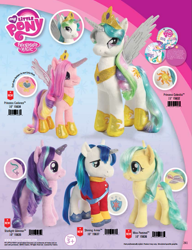 Size: 609x791 | Tagged: safe, coco pommel, princess cadance, princess celestia, shining armor, starlight glimmer, pony, unicorn, aurora, irl, official, photo, plushie