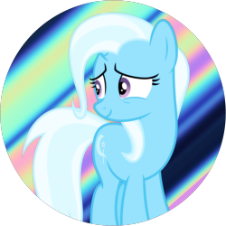 Size: 250x250 | Tagged: safe, artist:myequestria, derpibooru import, trixie, pony, unicorn, abstract background, female, mare, solo