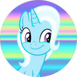 Size: 250x250 | Tagged: safe, artist:myequestria, derpibooru import, trixie, pony, unicorn, abstract background, female, mare, solo