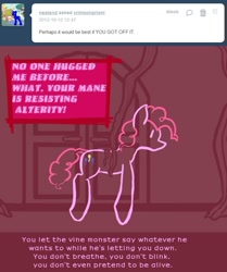 Size: 700x839 | Tagged: safe, pinkie pie, earth pony, pony, crimson prism, female, mare, pink coat, pink mane, solo, the day dream