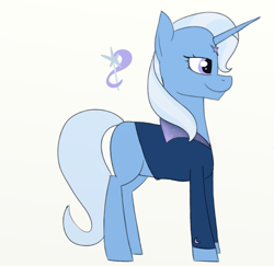 Size: 684x666 | Tagged: safe, artist:amber flicker, derpibooru import, trixie, pony, unicorn, alternate universe, female, mare, solo