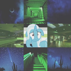 Size: 1280x1280 | Tagged: safe, artist:ponysource, derpibooru import, trixie, agender, collage, floppy ears, moodboard, solo