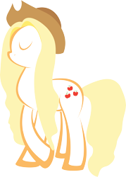 Size: 7041x9845 | Tagged: safe, artist:up1ter, applejack, earth pony, pony, absurd resolution, cowboy hat, crossed hooves, cutie mark, eyes closed, female, hat, hooves, jumping, lineart, mare, simple background, solo, transparent background, vector
