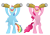 Size: 1256x884 | Tagged: safe, artist:saturdaymorningproj, pinkie pie, rainbow dash, earth pony, pegasus, pony, cider, simple background, transparent background, vector