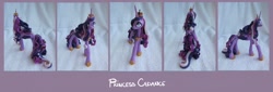 Size: 1280x433 | Tagged: safe, artist:casynuf, princess cadance, alicorn, pony, female, horn, sculpture, solo