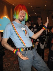 Size: 852x1136 | Tagged: safe, rainbow dash, human, cosplay, irl, irl human, photo