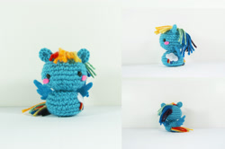 Size: 3008x2000 | Tagged: safe, artist:milliemouse579, rainbow dash, amigurumi, crochet, irl, photo, plushie, solo