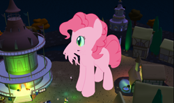 Size: 1280x762 | Tagged: safe, pinkie pie, earth pony, pony, cthulhu, cthulhu mythos, female, mare, pink coat, pink mane, second life