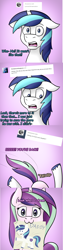 Size: 750x2990 | Tagged: safe, artist:ceejayponi, shining armor, oc, oc:princess casey, pony, unicorn, comic, floppy ears, offspring, parent:princess cadance, parent:shining armor, parents:shiningcadance, tumblr