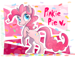 Size: 1350x1050 | Tagged: safe, artist:hektious, pinkie pie, earth pony, pony, solo