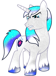 Size: 769x1039 | Tagged: safe, artist:digiradiance, artist:theshadowstone, shining armor, pony, unicorn, galaxy, simple background, solo, transparent background, vector