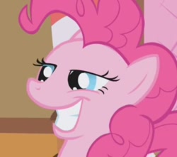 Size: 484x428 | Tagged: safe, pinkie pie, earth pony, pony, female, mare, pink coat, pink mane, solo