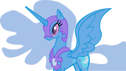 Size: 1024x578 | Tagged: safe, artist:blah23z, derpibooru import, nightmare moon, trixie, pony, unicorn, female, mare, palette swap