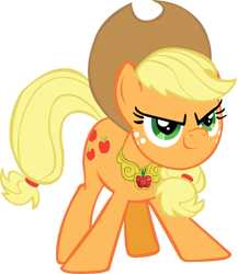 Size: 900x1044 | Tagged: safe, artist:kita-angel, applejack, earth pony, pony, element of honesty, elements of harmony, simple background, solo