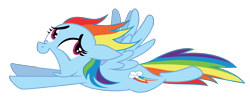 Size: 2500x1012 | Tagged: safe, artist:korikian, rainbow dash, pegasus, pony, simple background, transparent background, vector