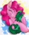 Size: 800x966 | Tagged: safe, artist:littletiger488, gummy, pinkie pie, alligator, earth pony, pony, female, mare, pink coat, pink mane