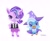 Size: 2048x1696 | Tagged: safe, artist:5mmumm5, derpibooru import, starlight glimmer, trixie, bird, deer, duck, animal crossing, clothes, crossover, species swap