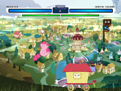 Size: 800x600 | Tagged: safe, pinkie pie, earth pony, pony, female, mare, mugen, pink coat, pink mane, ritcher pie, solo