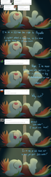 Size: 1280x4375 | Tagged: safe, artist:dtcx97, rainbow dash, pegasus, pony, ask, clothes, cute, filly, sweater, the ponyville diaries, tumblr