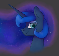 Size: 1082x1024 | Tagged: safe, artist:guodvaikmlp, princess luna, alicorn, pony, bust, portrait, simple background, solo, transparent background