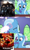 Size: 640x1080 | Tagged: safe, artist:mega-poneo, derpibooru import, edit, edited screencap, screencap, trixie, pony, unicorn, all bottled up, comic, fantastic four, female, magic, mare, meme, screencap comic, the incredibles, transformation, trixie fixing meme