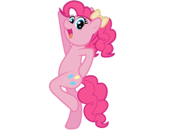 Size: 800x600 | Tagged: safe, artist:emfen, pinkie pie, earth pony, pony, dancing, female, mare, pink coat, pink mane, ponponpon