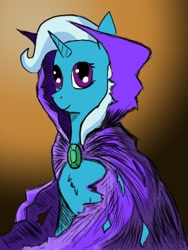 Size: 768x1024 | Tagged: safe, artist:arcanelexicon, derpibooru import, trixie, pony, unicorn, female, mare, solo