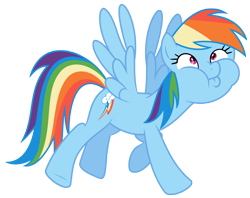 Size: 10000x7906 | Tagged: safe, artist:dentist73548, rainbow dash, pegasus, pony, absurd resolution, puffy cheeks, simple background, transparent background, vector