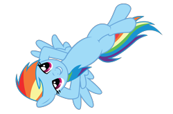 Size: 4801x3173 | Tagged: safe, artist:bigccv, rainbow dash, pegasus, pony, absurd resolution, female, simple background, transparent background, vector, wings