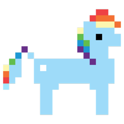 Size: 900x900 | Tagged: safe, artist:skeptic-mousey, rainbow dash, pegasus, pony, 8-bit, adventure ponies, pixel art, simple background, sprite, transparent background, vector