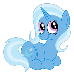 Size: 2200x2200 | Tagged: safe, artist:squipycheetah, derpibooru import, trixie, pony, unicorn, cute, diatrixes, female, happy, lying down, mare, prone, simple background, sitting, smiling, solo, transparent background, vector