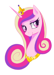 Size: 500x691 | Tagged: safe, artist:yoonny92, princess cadance, alicorn, pony, bust, portrait, solo