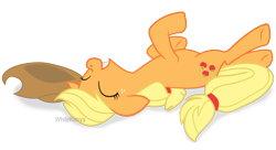 Size: 1000x545 | Tagged: safe, artist:whitekimya, applejack, earth pony, pony, simple background, transparent background, vector