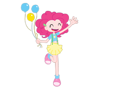 Size: 2292x1667 | Tagged: safe, artist:princesschuchi, pinkie pie, balloon, converse, humanized, shoes