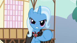 Size: 1280x720 | Tagged: safe, derpibooru import, screencap, trixie, pony, unicorn, magic duel, female, mare