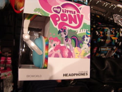 Size: 1280x960 | Tagged: safe, rainbow dash, pony, headphones, irl, merchandise, official, photo