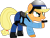 Size: 900x675 | Tagged: safe, artist:hivelordlusa, applejack, earth pony, pony, barney calhoun, clothes, half-life, half-life: equestria, parody