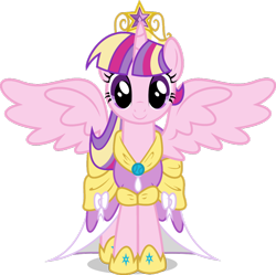 Size: 1024x1019 | Tagged: safe, artist:blah23z, princess cadance, twilight sparkle, twilight sparkle (alicorn), alicorn, pony, female, mare, recolor, solo