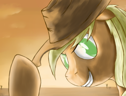 Size: 2600x2000 | Tagged: safe, artist:brony2you, applejack, earth pony, pony, female, high res, mare, sunset