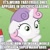 Size: 500x500 | Tagged: safe, derpibooru import, edit, edited screencap, screencap, sweetie belle, trixie, pony, unicorn, no second prances, exploitable meme, female, filly, horn, image macro, meme, obligatory pony, solo, sudden clarity sweetie belle, super mario bros., text, two toned mane, white coat, wide eyes