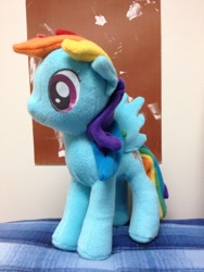 Size: 768x1024 | Tagged: safe, artist:lumenglace, rainbow dash, irl, photo, plushie, solo