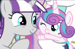 Size: 1630x1080 | Tagged: safe, screencap, princess flurry heart, shining armor, twilight velvet, pony, unicorn, the crystalling, animated, baby, baby alicorn, baby flurry heart, baby pony, cute, diaper, flurrybetes, foal, grandmother and grandchild, grandmother and granddaughter, hoofy-kicks, loop, one eye closed, wink