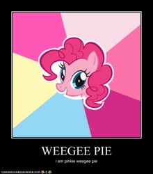 Size: 482x548 | Tagged: safe, pinkie pie, earth pony, pony, solo, weegee