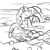 Size: 500x500 | Tagged: safe, artist:mt, applejack, rarity, earth pony, pony, unicorn, crying, female, lesbian, loose hair, monochrome, rarijack, sad, shipping