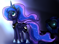 Size: 1378x1012 | Tagged: safe, artist:not-ordinary-pony, nightmare moon, princess luna, alicorn, pony, female, horn, mare, solo